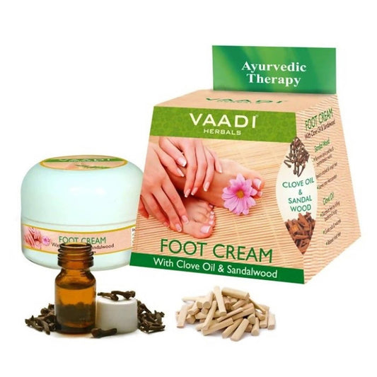 Vaadi Herbals Foot Cream With Clove Oil & Sandalwood 