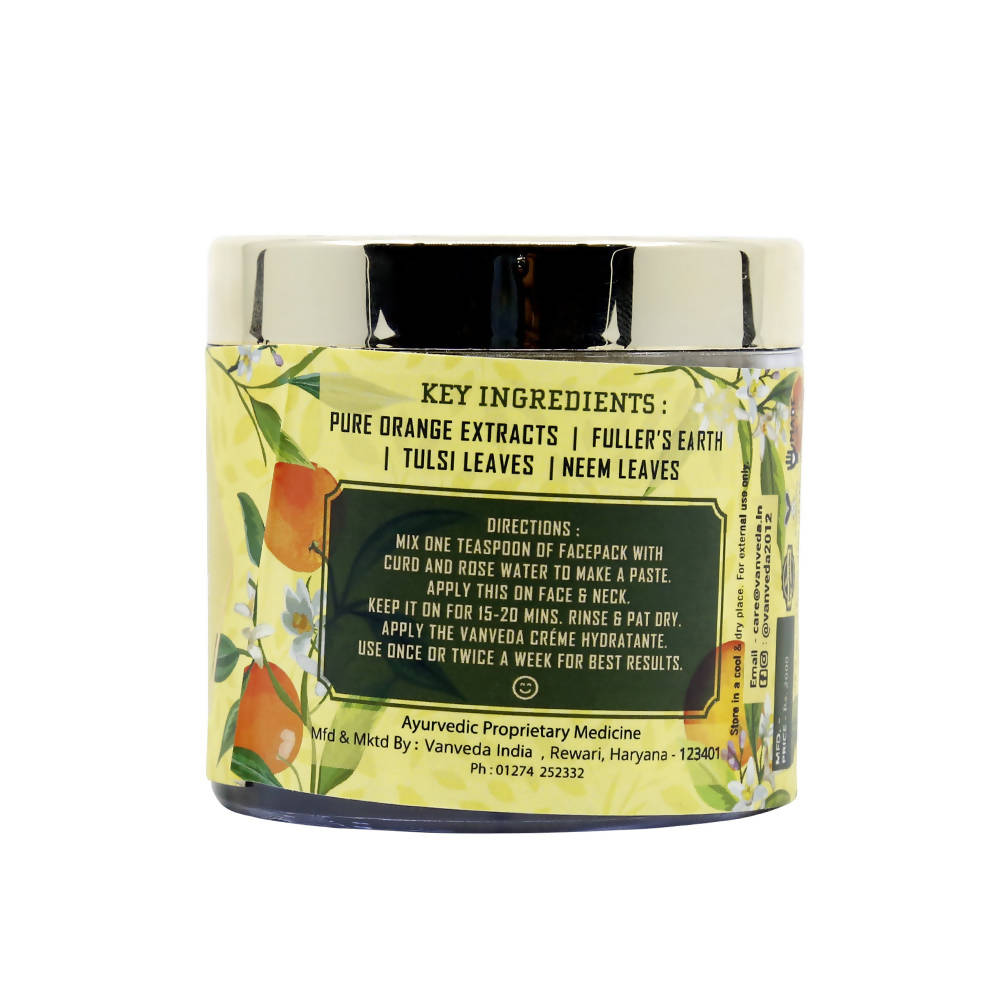Vanveda Citrus Orange Glow Face Pack  Grab2Buy Vanveda Grab2Buy