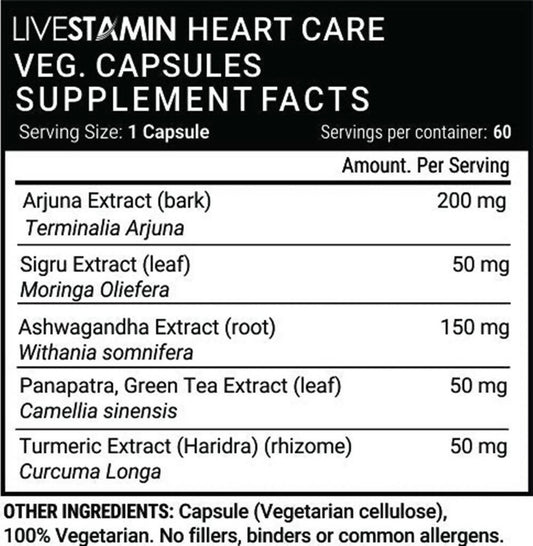 Livestamin Heart Care Capsules - Grab2buy