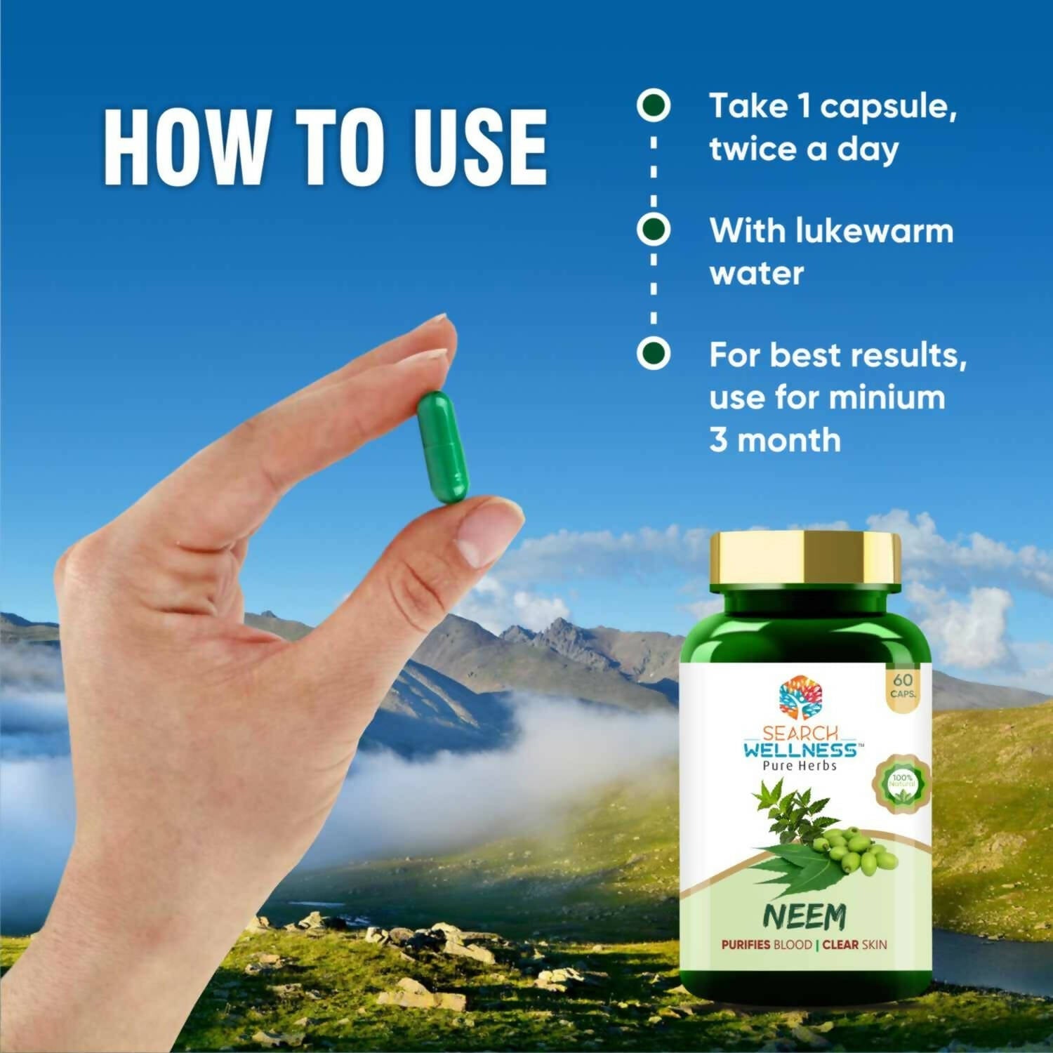 Search Wellness Neem Capsules - Grab2buy