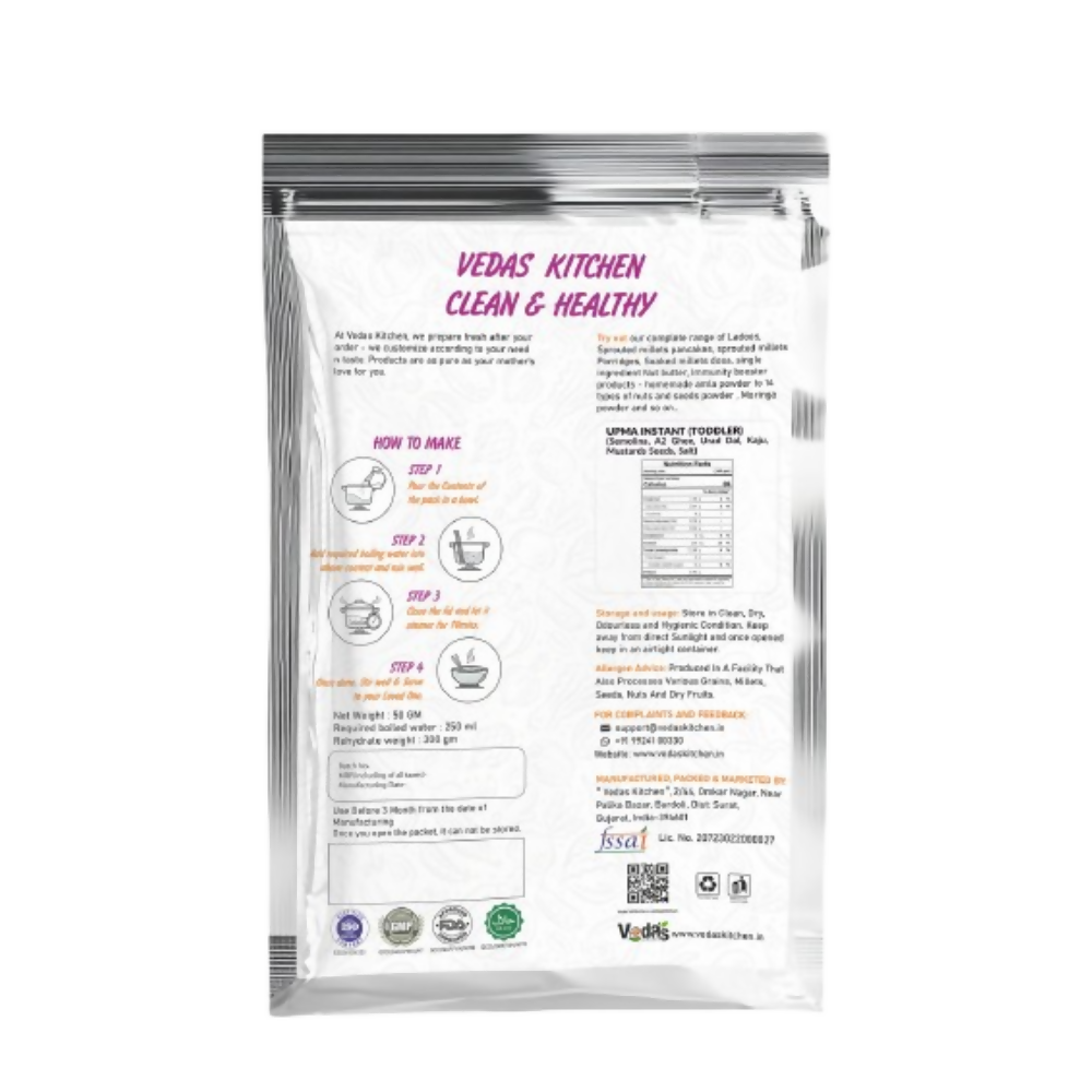 Vedas Kitchen Upma Instant (Toddlers)  Grab2Buy Vedas Kitchen Grab2Buy