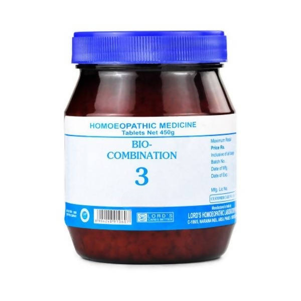Lord's Homeopathy Bio-Combination 3 Tablets 