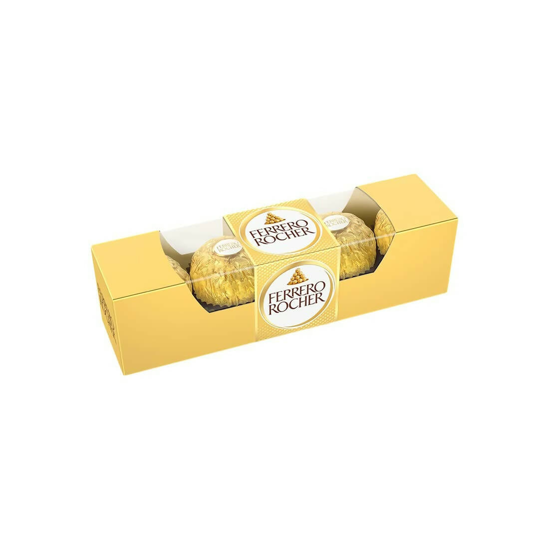 Ferrero Rocher Exquisite Hazelnut And Milk Chocolate | Premium Gift Box Rich, Creamy, Crunchy and Nutty Chocolate For Special Occasions 