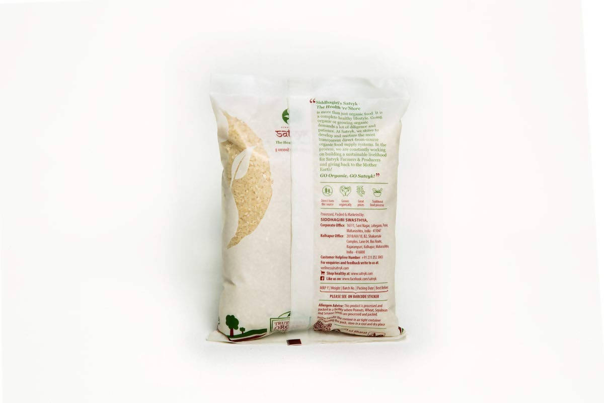 Siddhagiri's Satvyk Organic White Ajara Ghansal Rice 