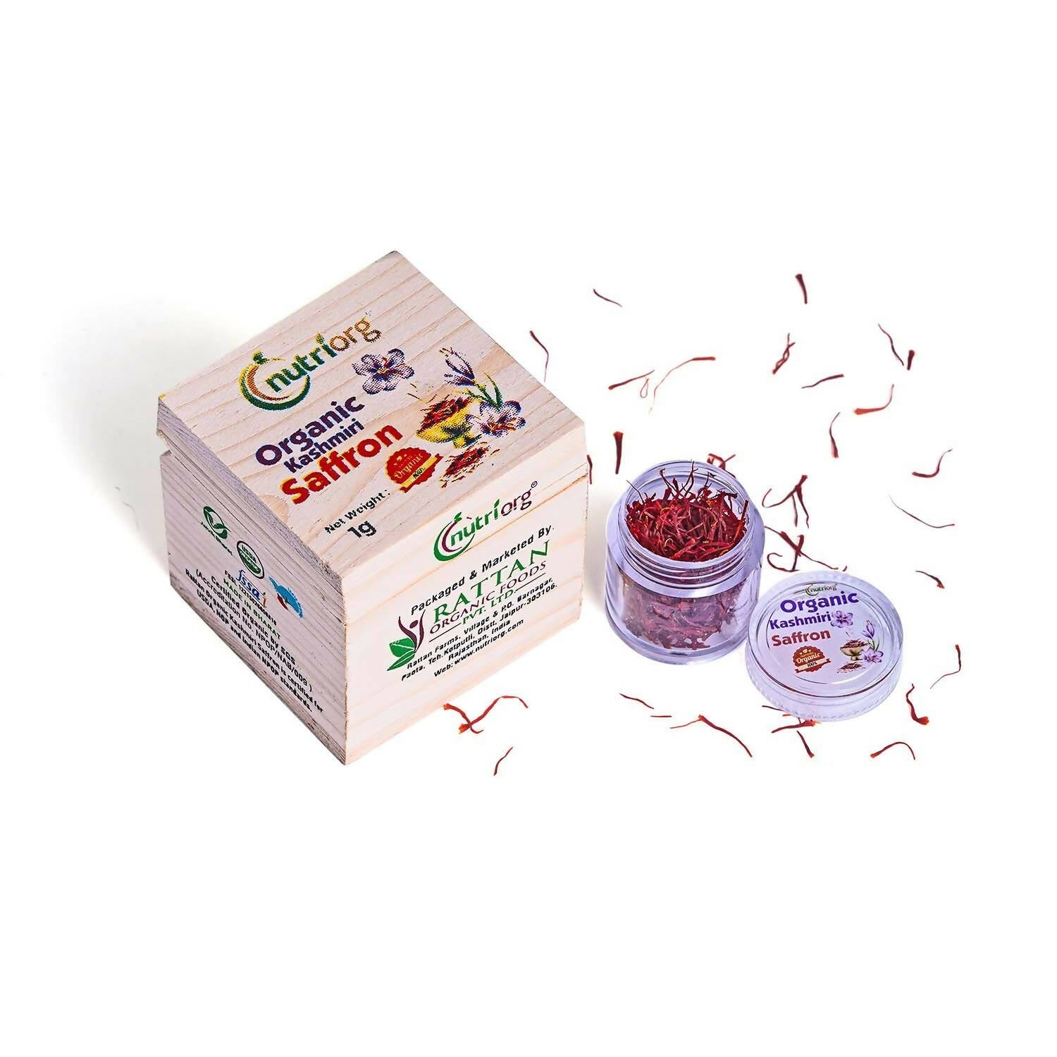 Nutriorg Certified Organic Kashmiri Saffron - Grab2buy