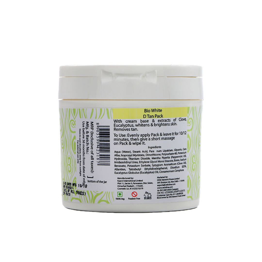 Vedic Line Skin Masters Bio White De Tan Face Pack  Grab2Buy Vedic Line Grab2Buy