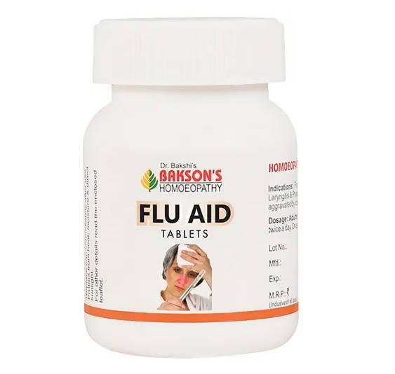 Bakson's Homeopathy Flu Aid Tablets 