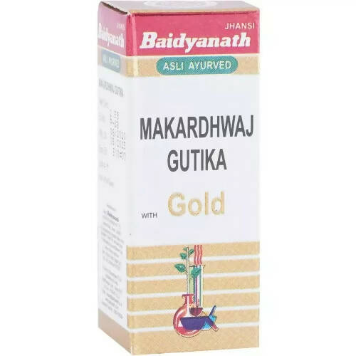 Baidyanath Jhansi Makardhwaj Gutika (Swarna Kesar Yukta) - Grab2buy