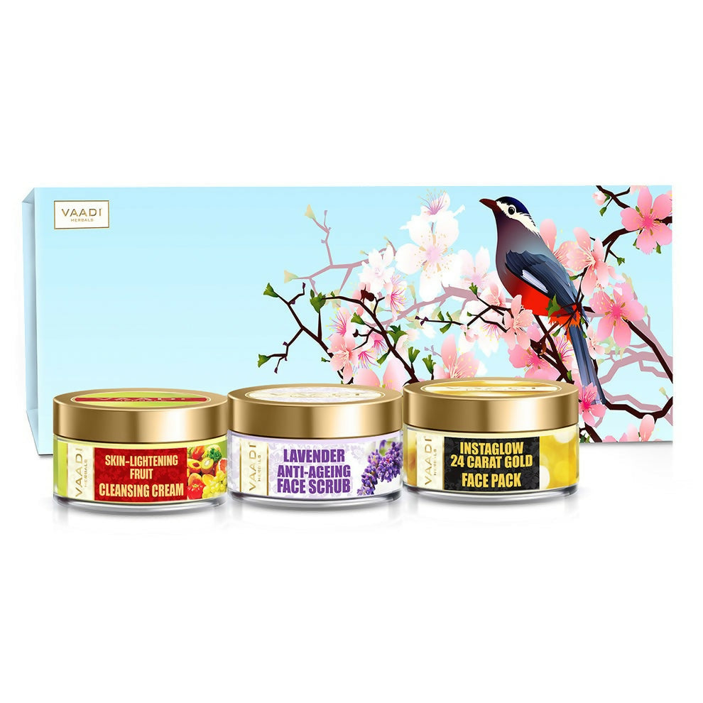 Vaadi Herbals Glamorous Glow Skin Care Herbal Gift Set  Grab2Buy Vaadi Herbals Grab2Buy