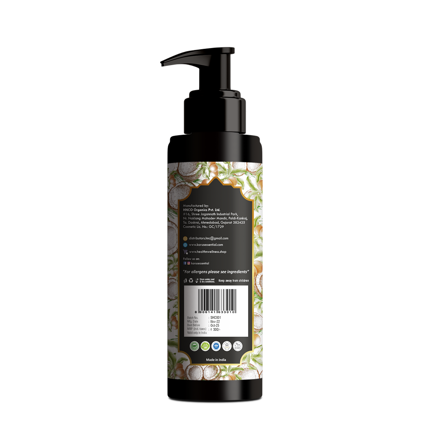 Korus Essential Shea Butter Conditioner With Coconut Protein 