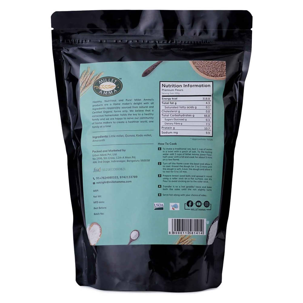 Millet Amma Organic Gluten Free Premium Mix Flour - Grab2buy