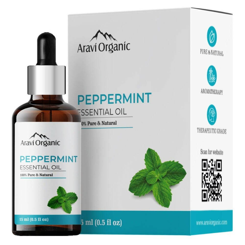 Aravi Organic Peppermint Essential Oil 