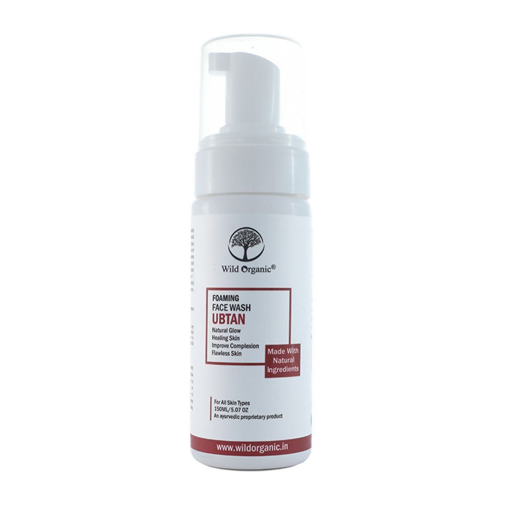 Wild Organic Foaming Face Wash Ubtan  Grab2Buy Wild Organic Grab2Buy