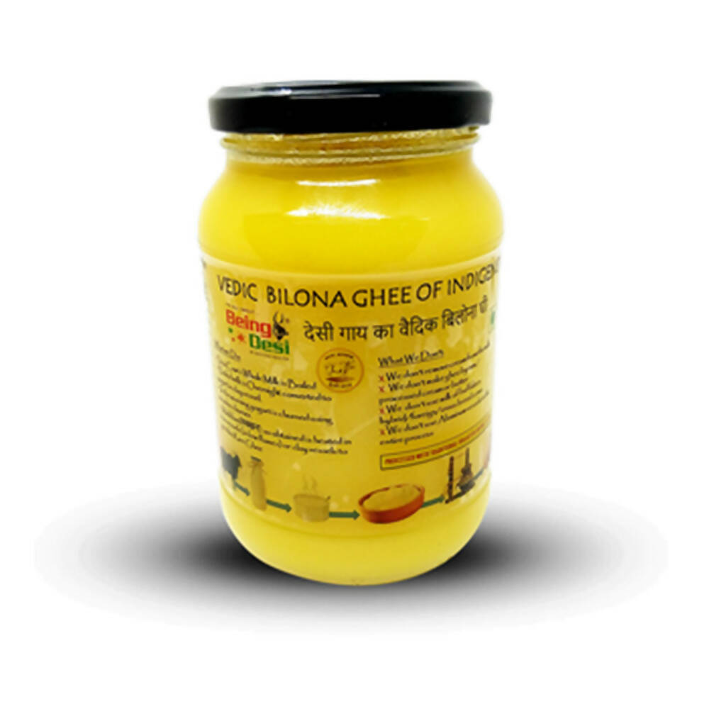 Being Desi Cow Vedic Bilona A2 Ghee | A2 Desi Cow Ghee | Certified Organic Ghee 