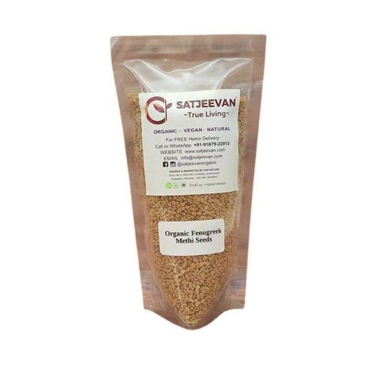 Satjeevan Organic Fenugreek Methi Dana - Grab2buy