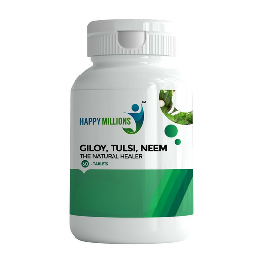 HappyMillions Giloy Tulsi Neem Tablets 