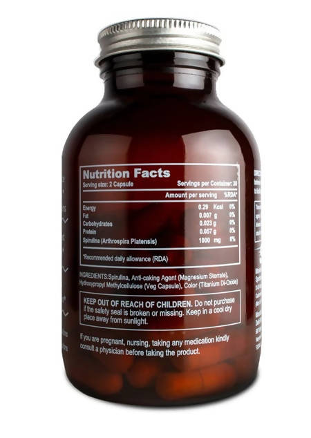 The Vitamin Company Spirulina Capsules - Grab2buy