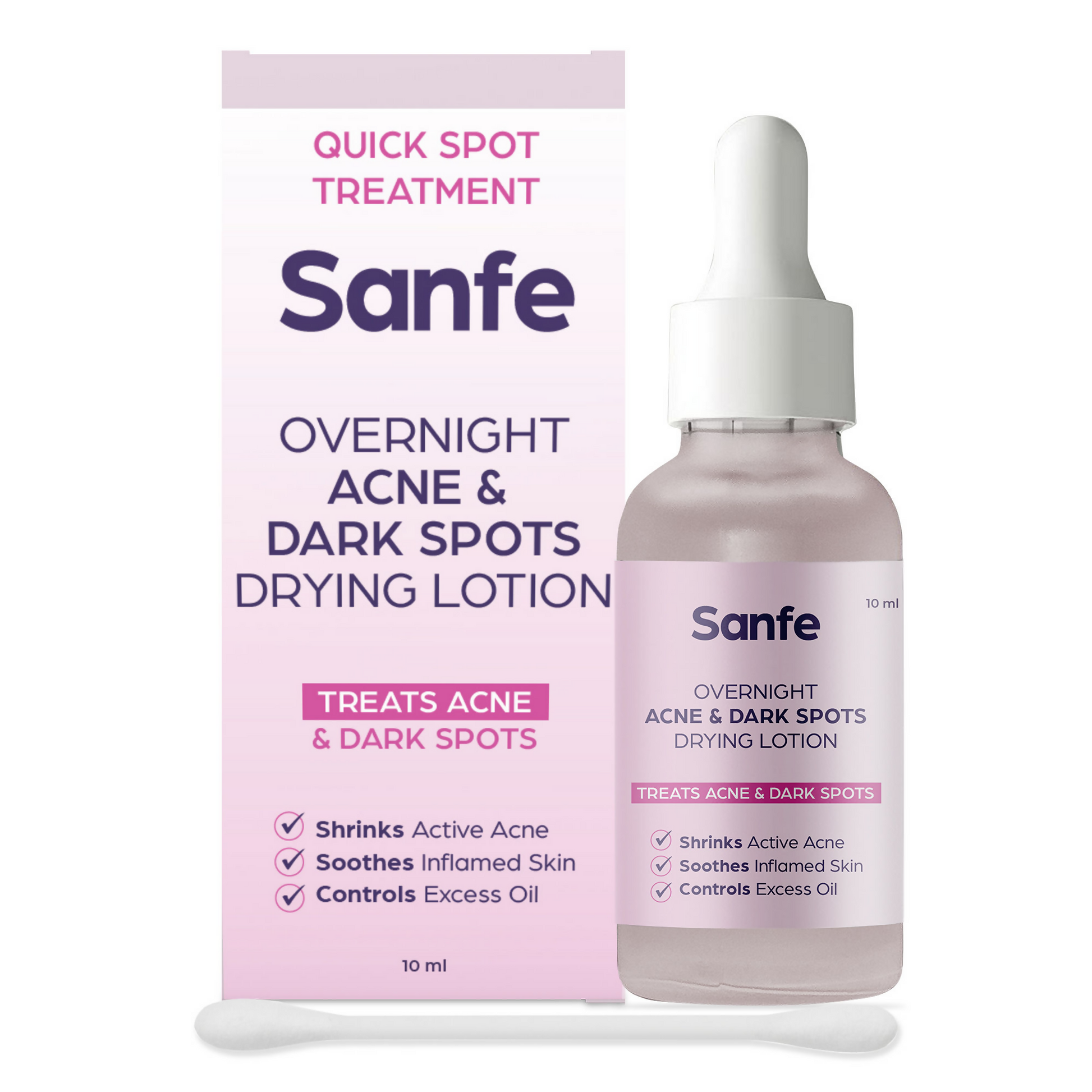 Sanfe Overnight Acne & Dark Spots Drying Lotion 