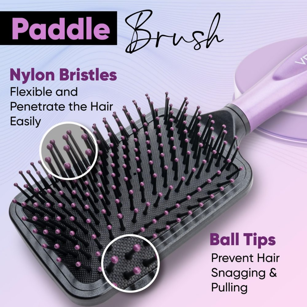 Vega Paddle Hair Brush with Cleaning Comb  Grab2Buy Vega Grab2Buy