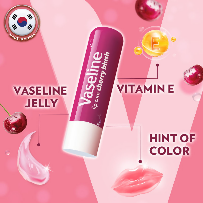 Vaseline Lip Care Lip Balm Stick - Cherry Blush  Grab2Buy Vaseline Grab2Buy