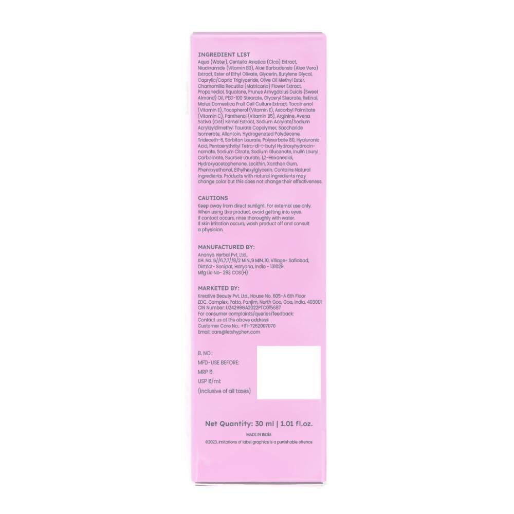 Hyphen By Kriti Sanon 0.1% Retinal Reset Serum Pro Anti Ageing Face Serum, Reduces Fine Lines & Wrinkles, Boosts Collagen 