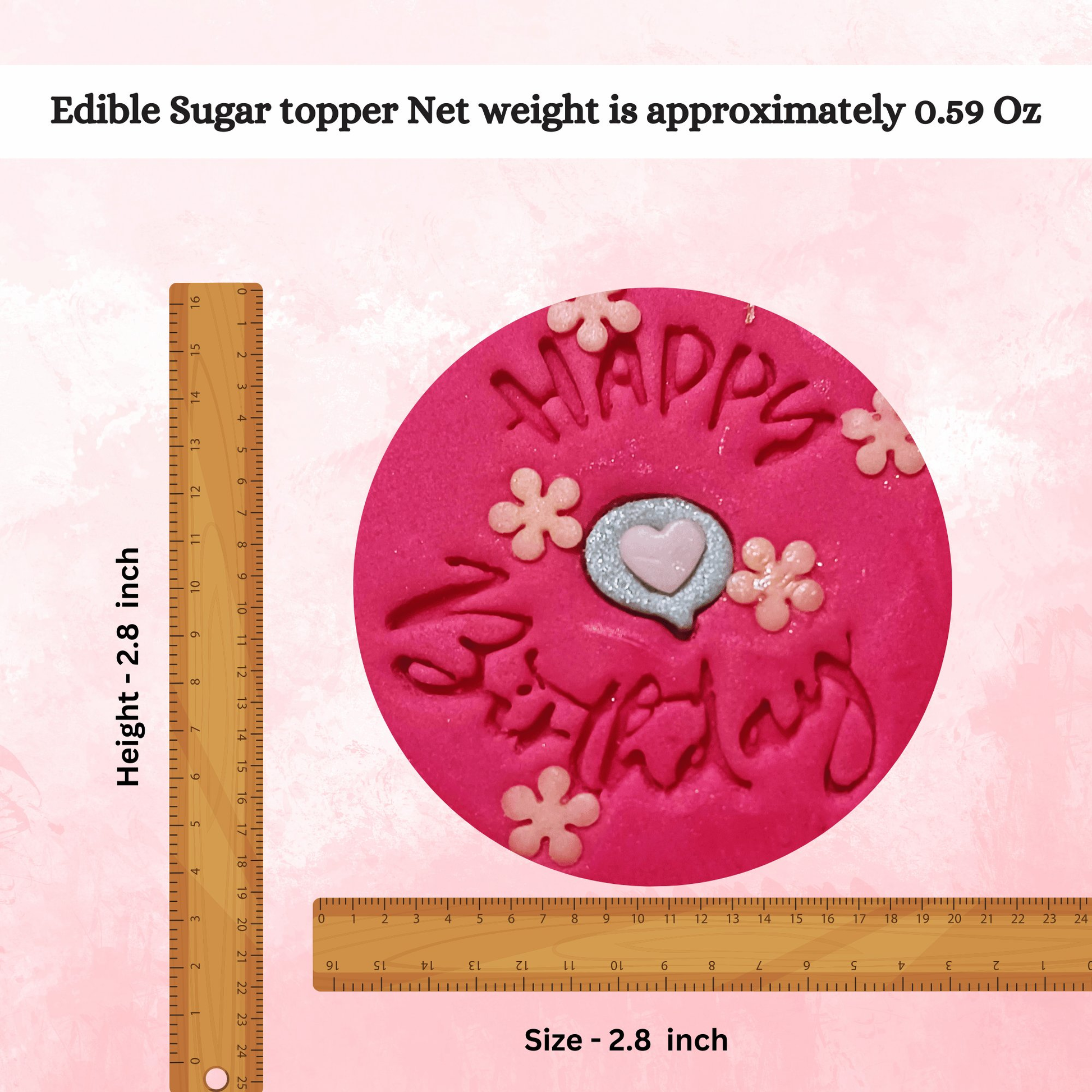 Confect Happy Birthday | Edible Celebration Topper