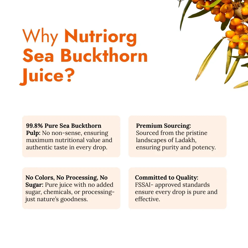 Nutriorg Sea Buckthorn Juice 
