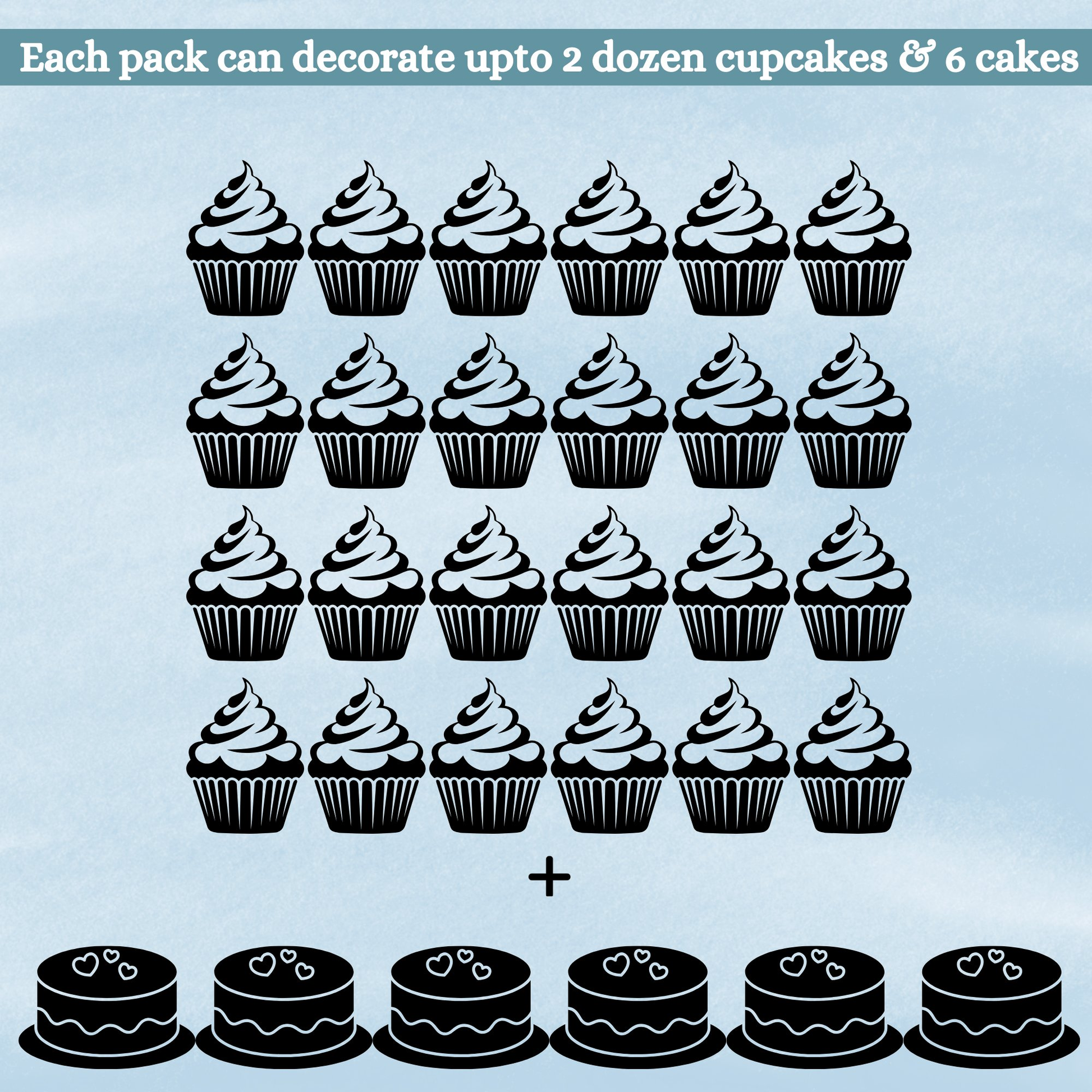 Confect Sprinkles for Cakes & Cupcakes Decoration | USP-8(Baby Blue)