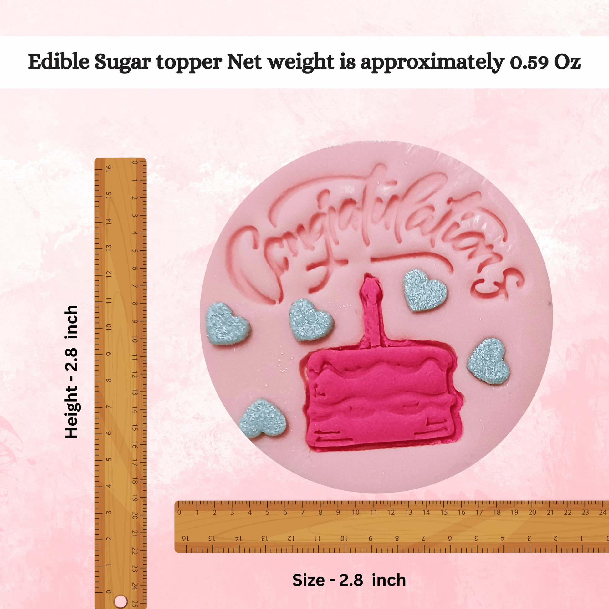 Confect Congratulations | Edible Celebration Topper