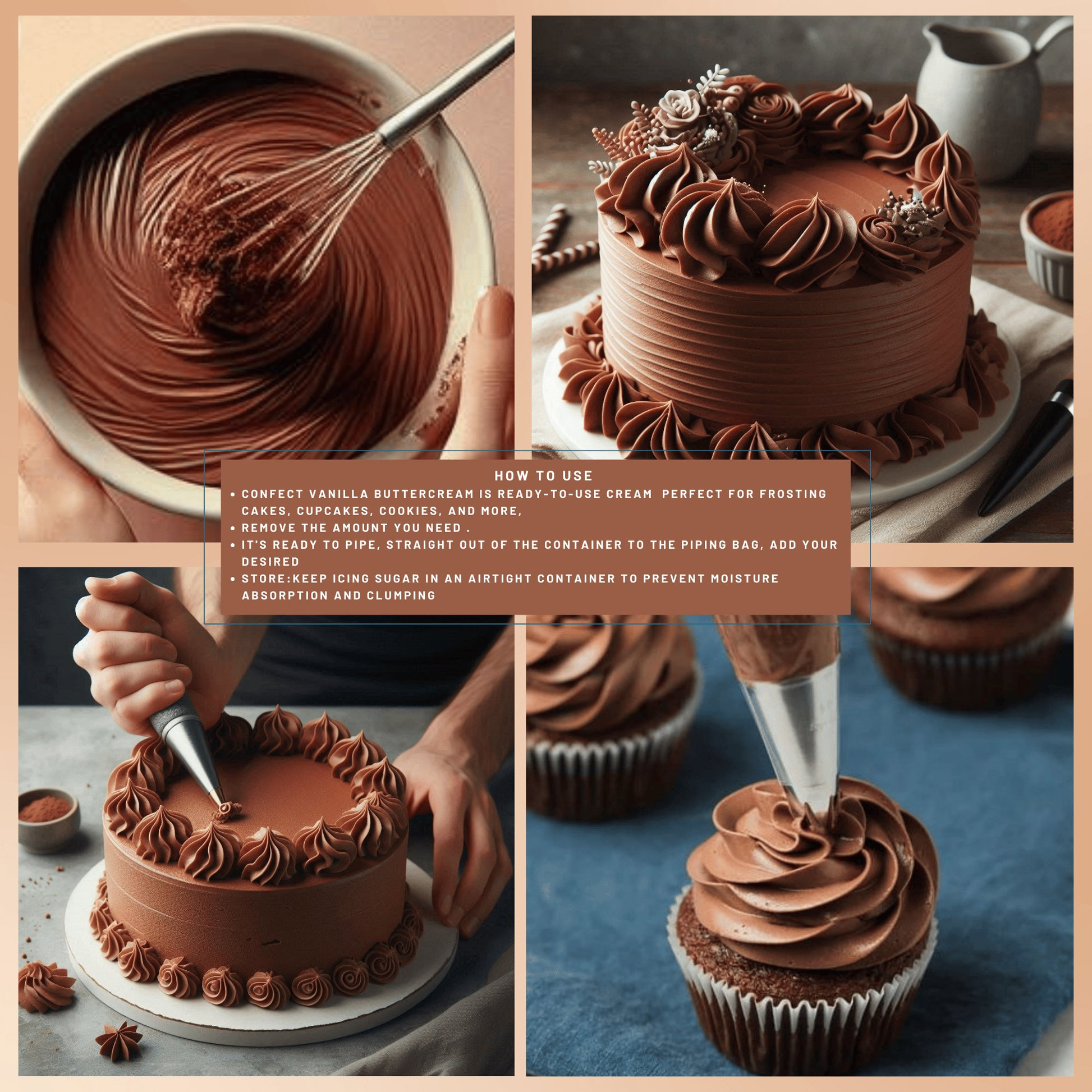 Confect American Butter Cream (Chocolate Fla.)