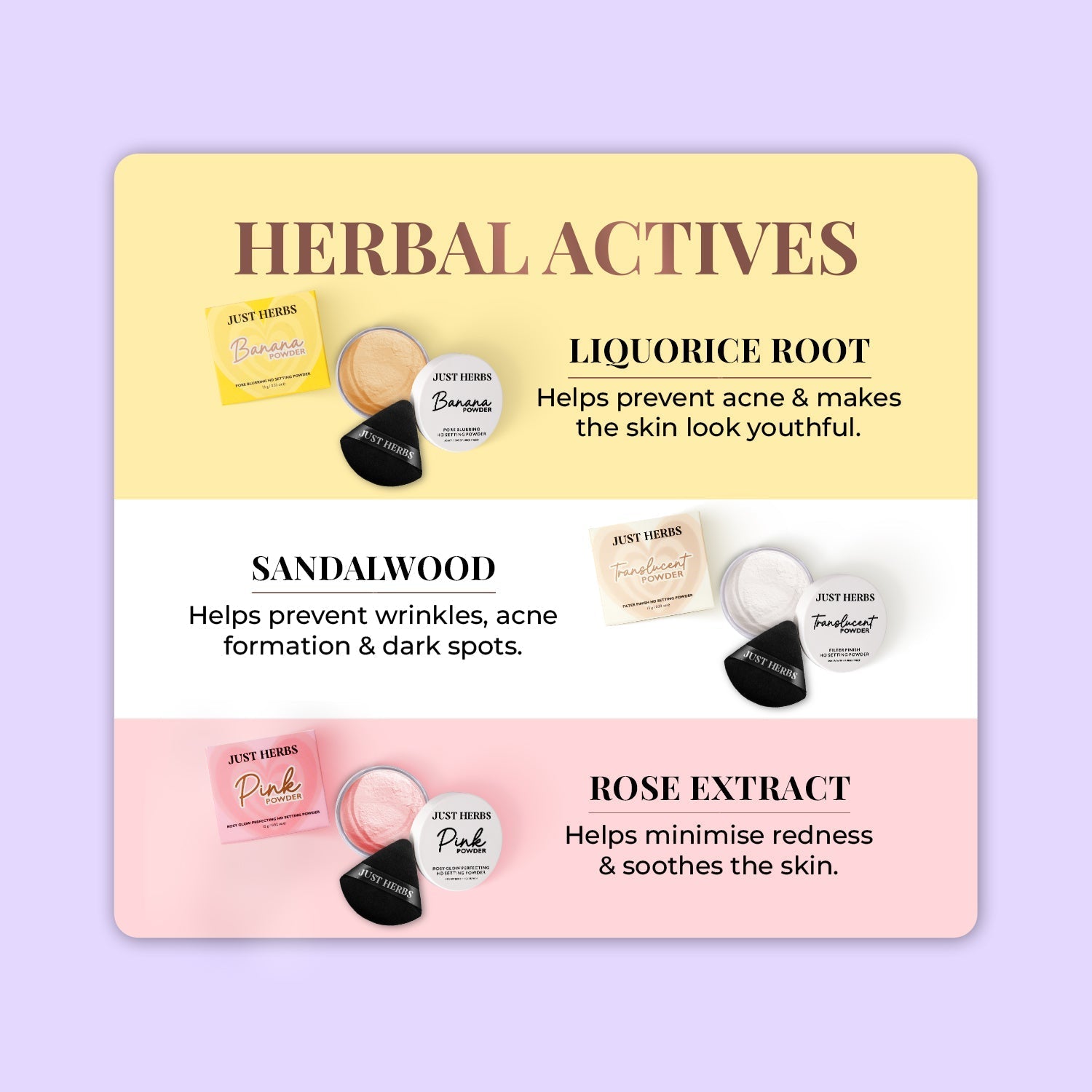 HD Makeup Setting Powders 