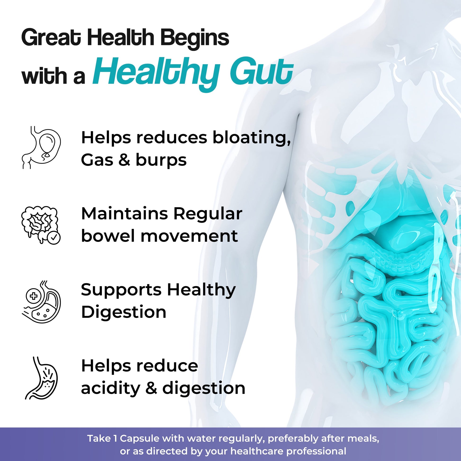 Health Veda Organics Digestive Enzyme Capsules 