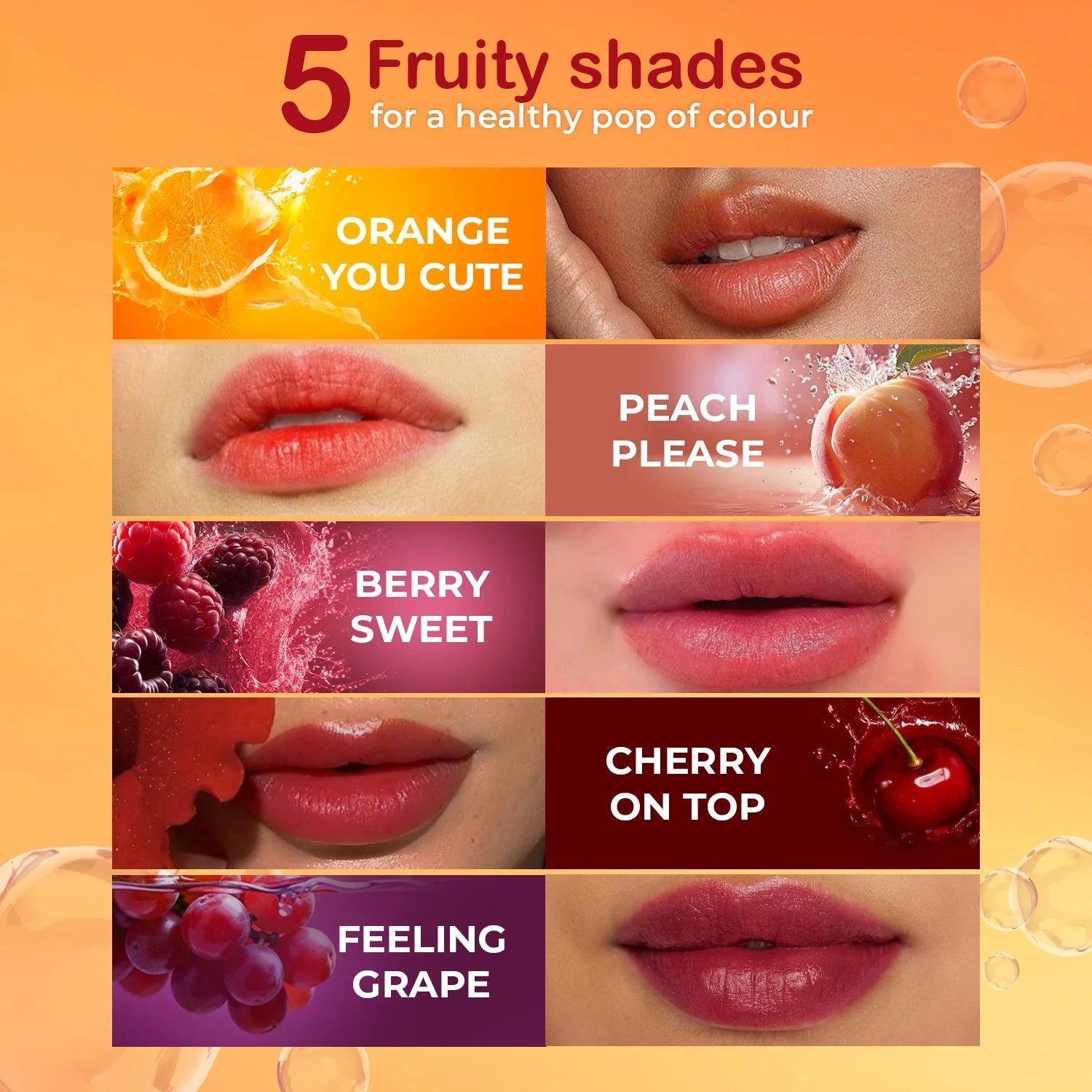 WATER BABY LIP AND CHEEK TINT | ALOE VERA + LIQUORICE ROOT Orange You Cute 