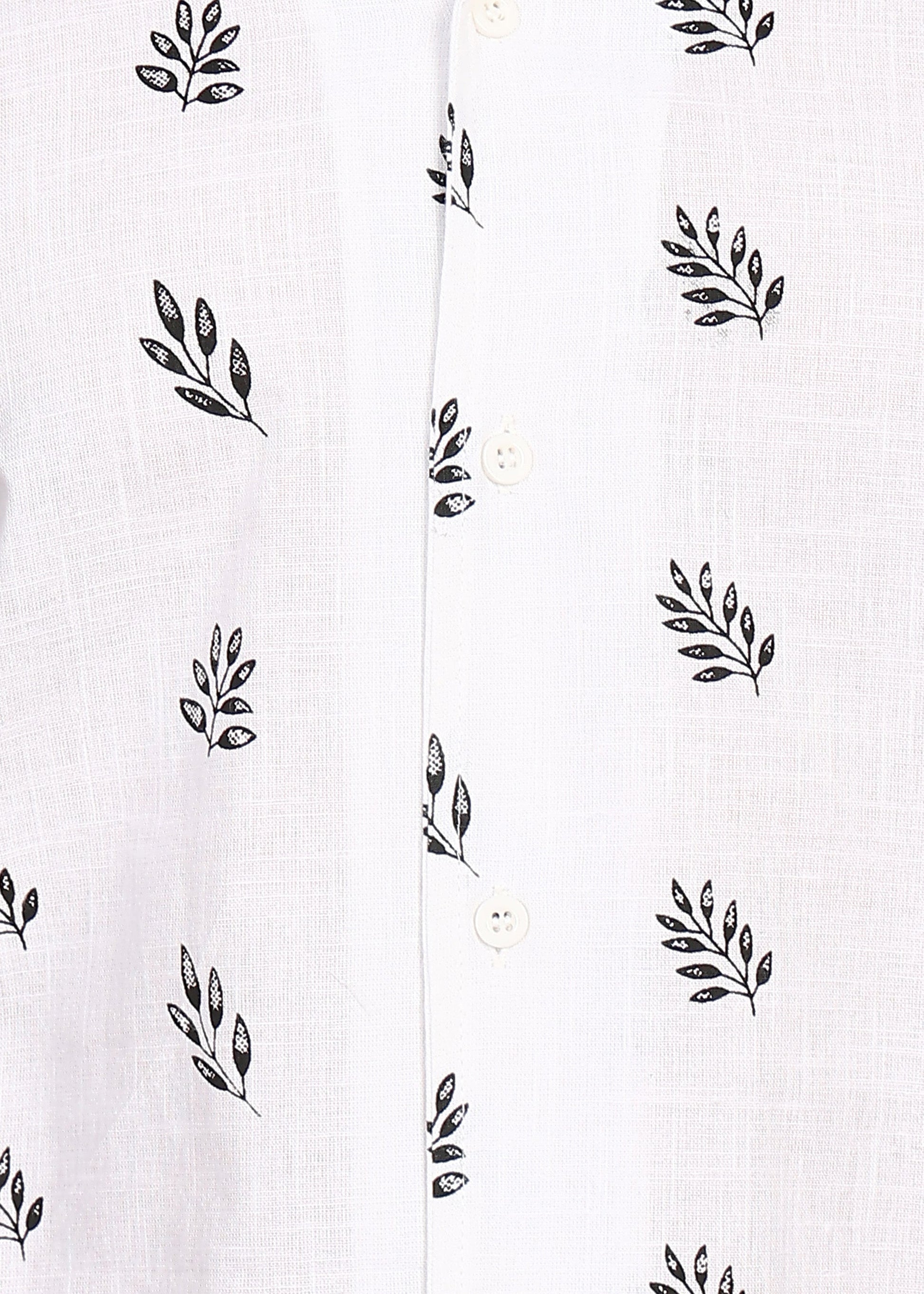 Fabmade Leaf Whisper Linen Co-Ord Set