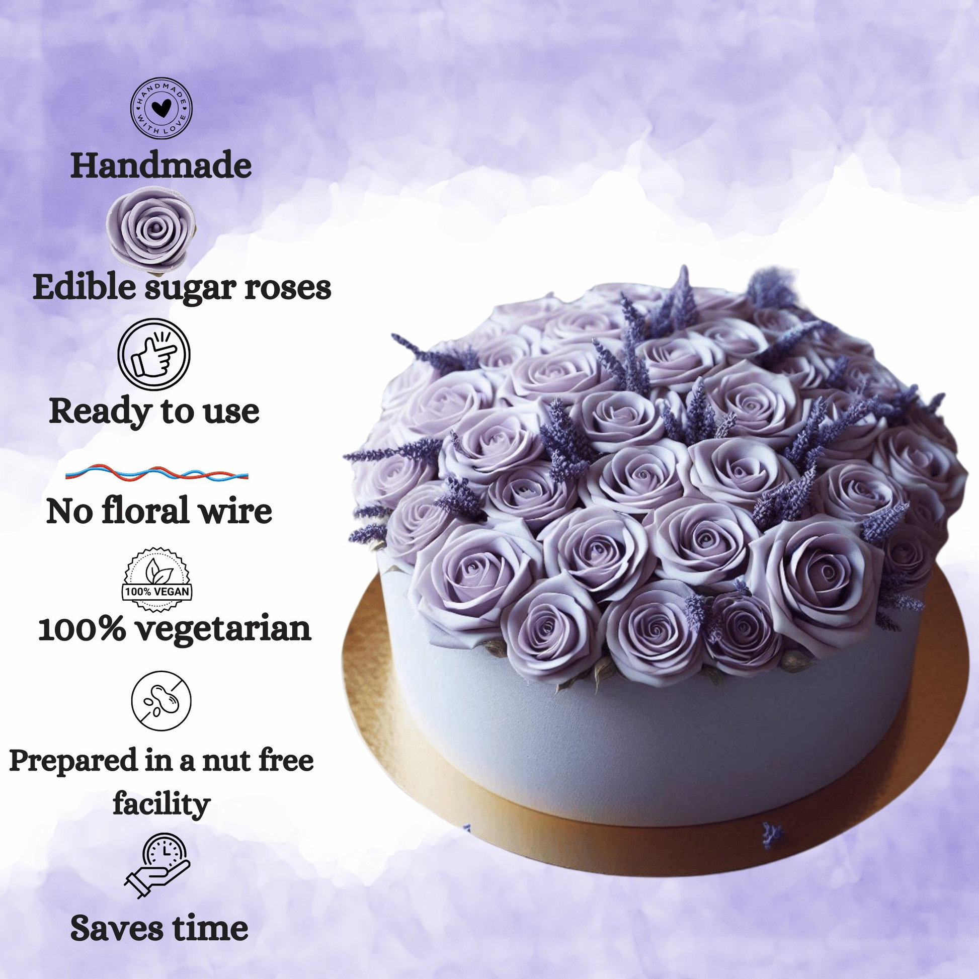 Confect Lavender | Edible Sugar Flowers