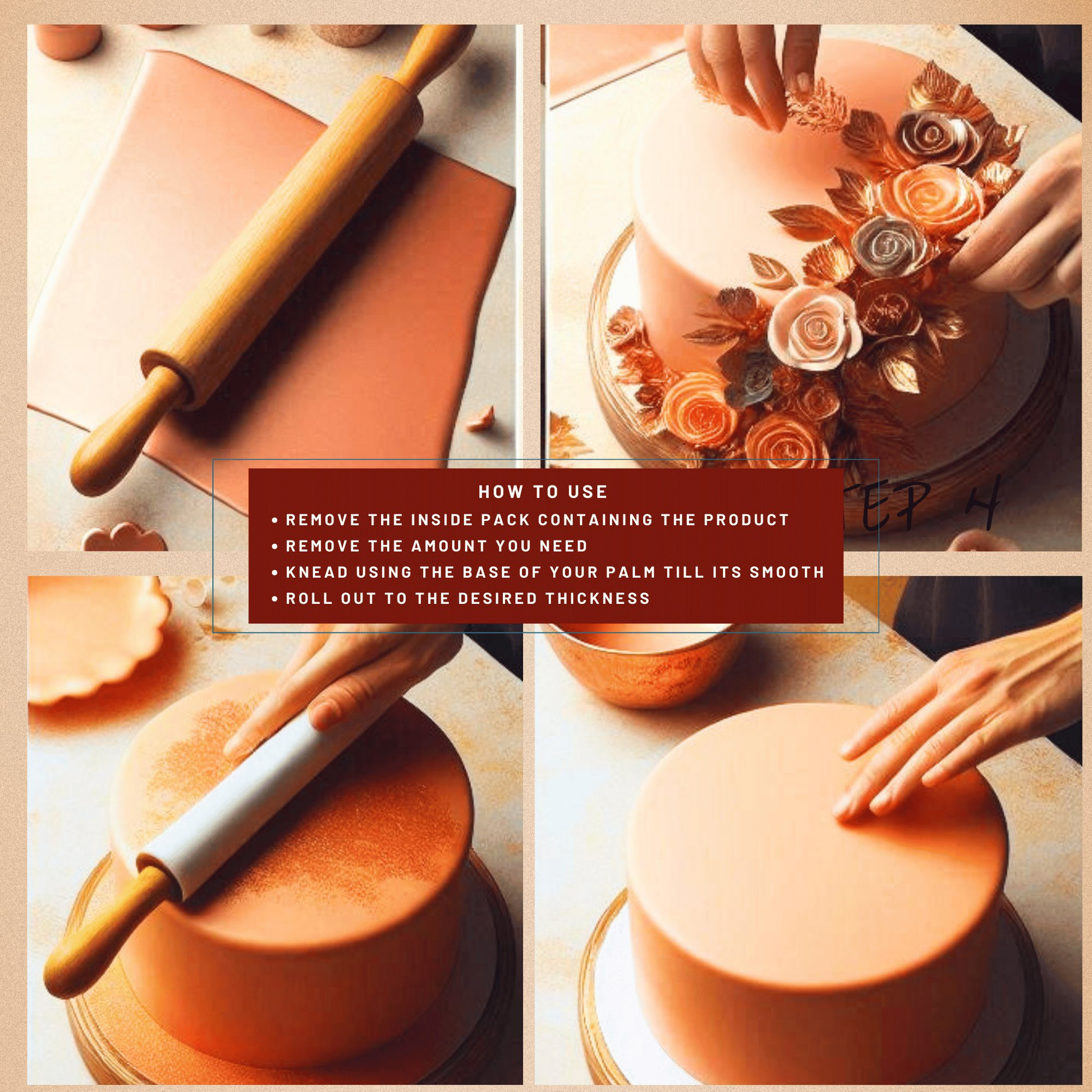 Confect Showstopper Copper | Edible Sugar Paste
