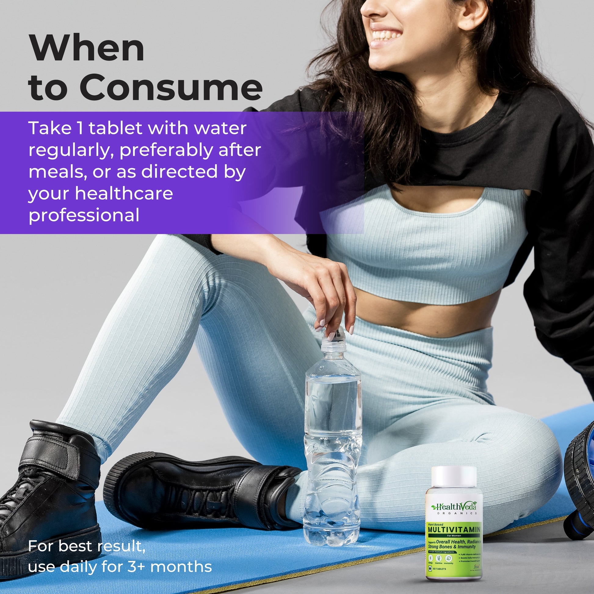 Health Veda Organics Multivitamin for Women Tablets For Women 