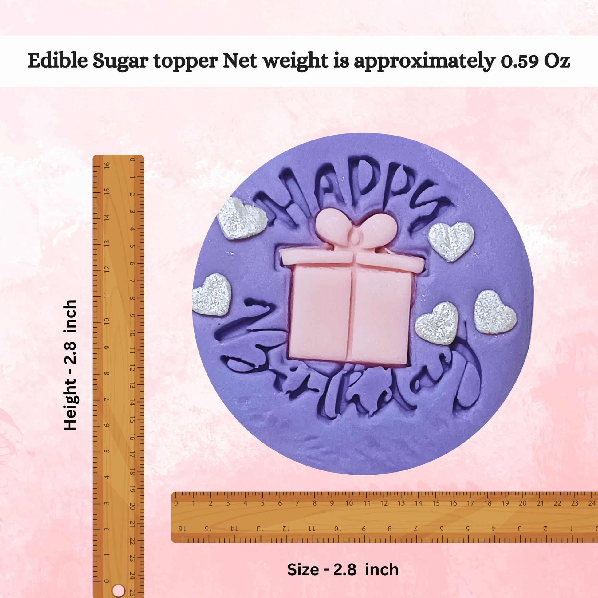 Confect Happy Birthday | Edible Celebration Topper