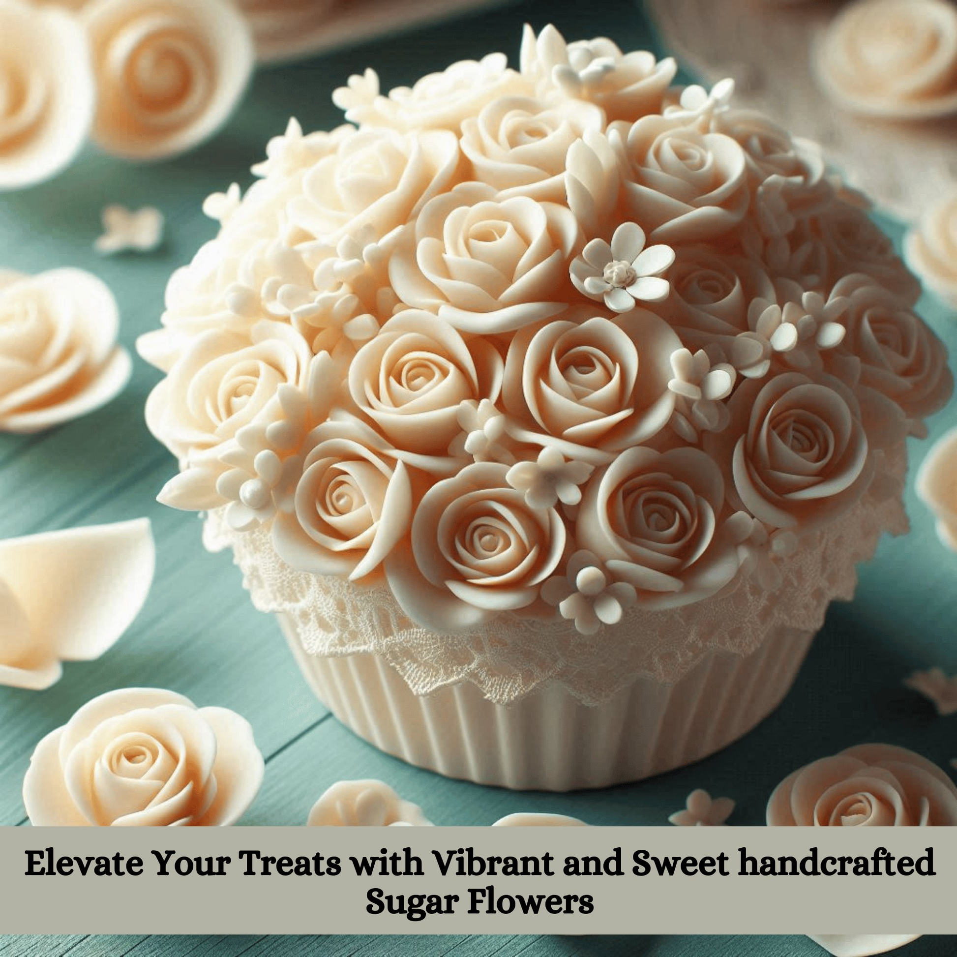 Confect Ivory | Edible Sugar Flowers