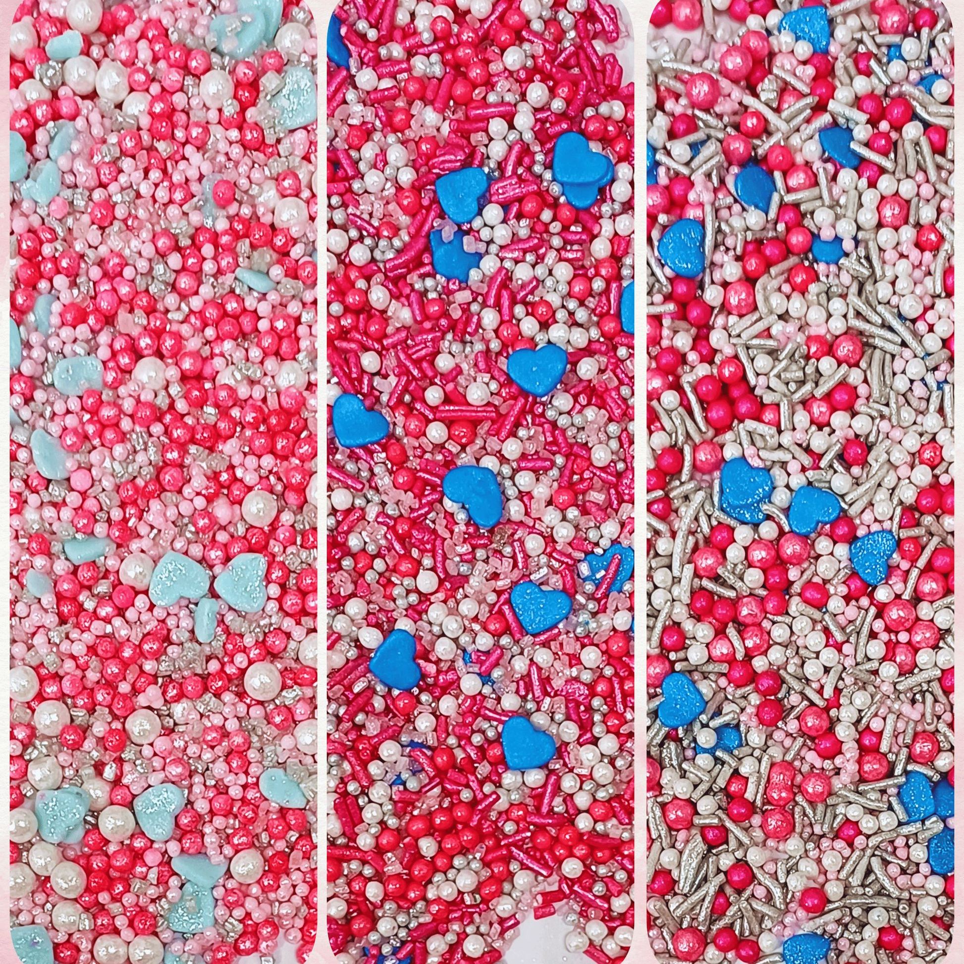 Confect Valentine Sprinkles | 16 Edible Decoration for Baking & Dessert  Grab2Buy Confect Grab2Buy