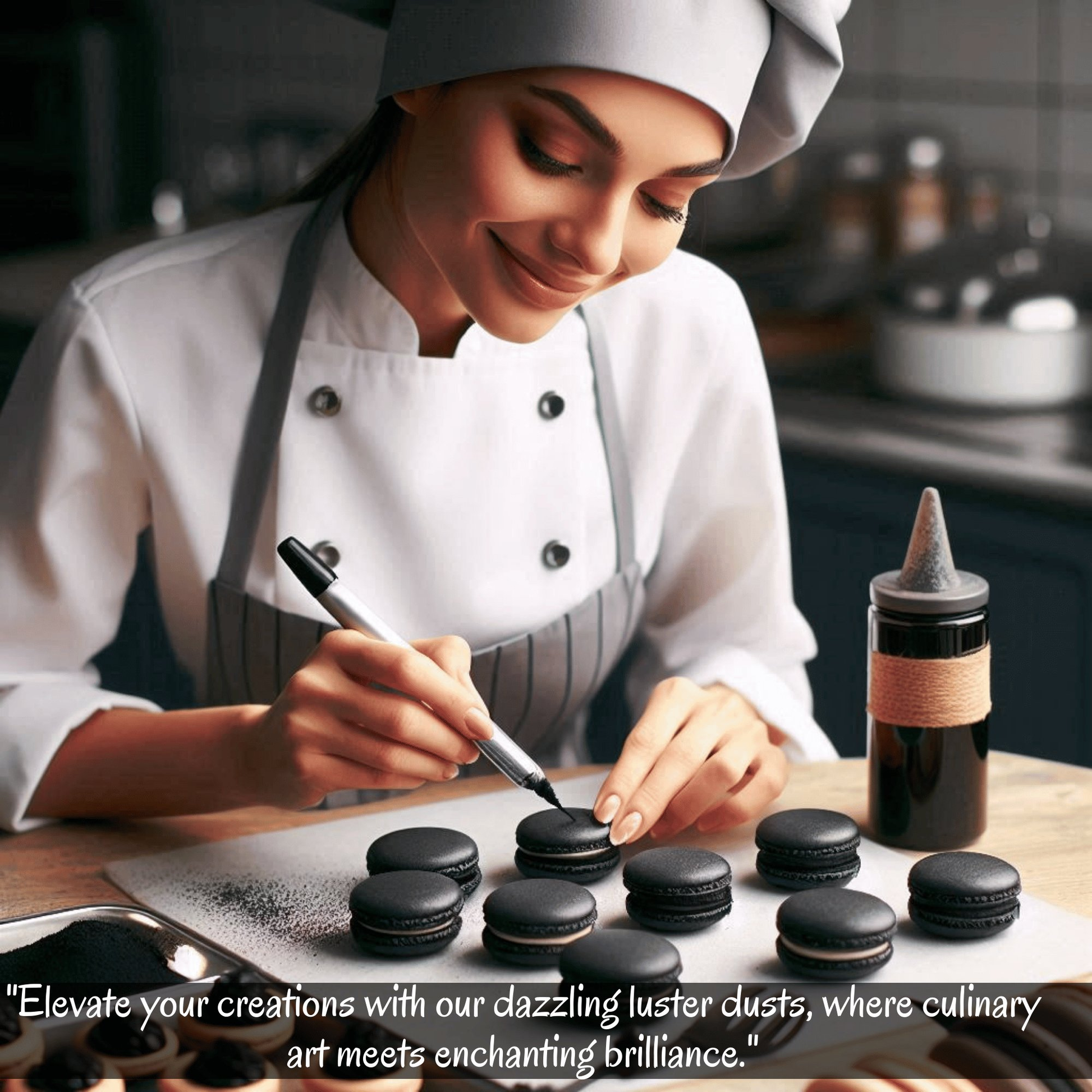 Confect Tulip Black | Edible Luster Dust  Grab2Buy Confect Grab2Buy
