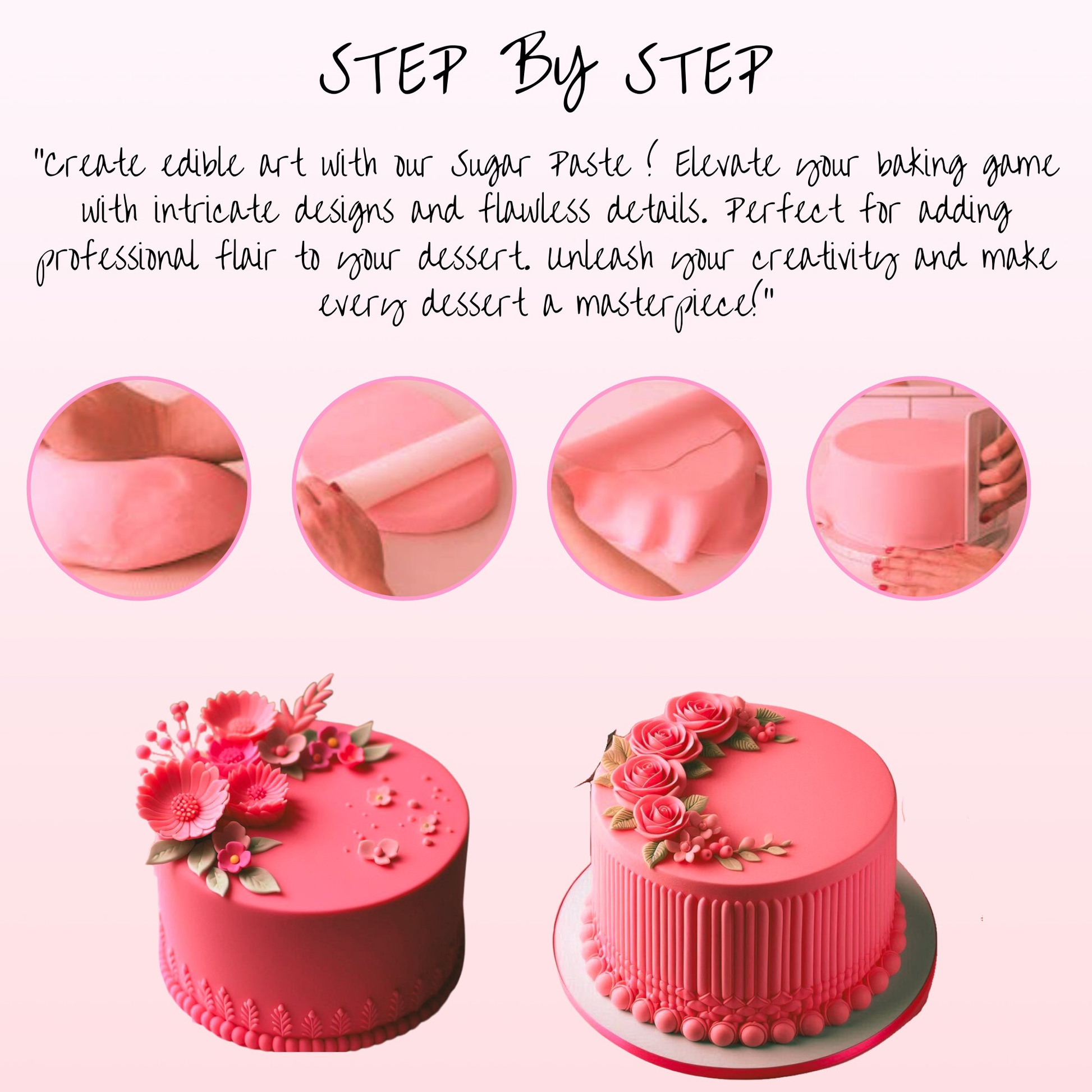 Confect Melon Pink Fondant | Edible Sugarpaste