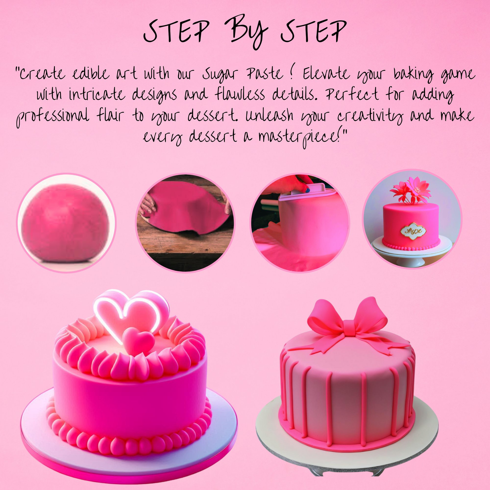 Confect Neon Pink Fondant | Edible Sugarpaste