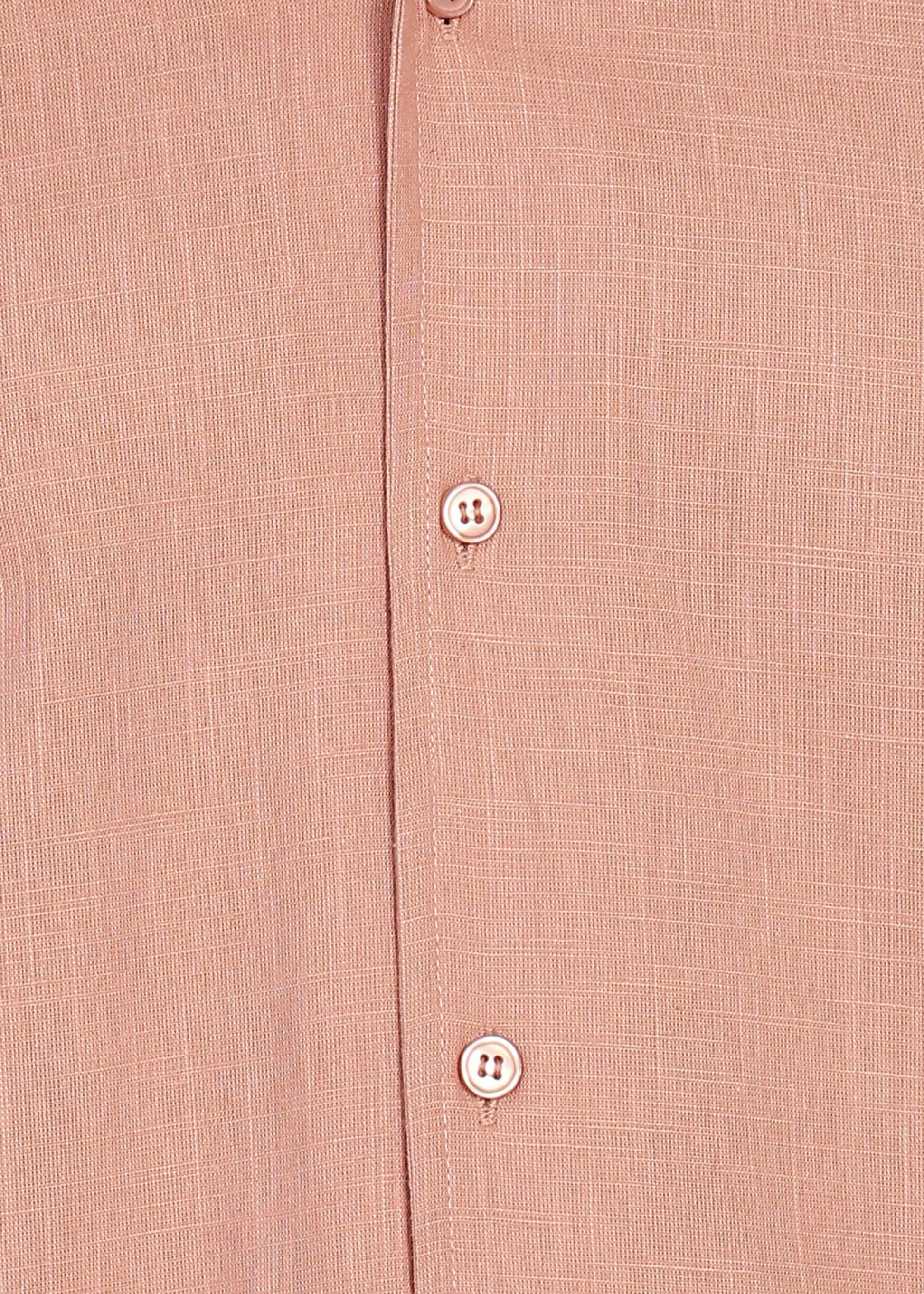 Fabmade Men’S Peach Linen Co-Ord Set