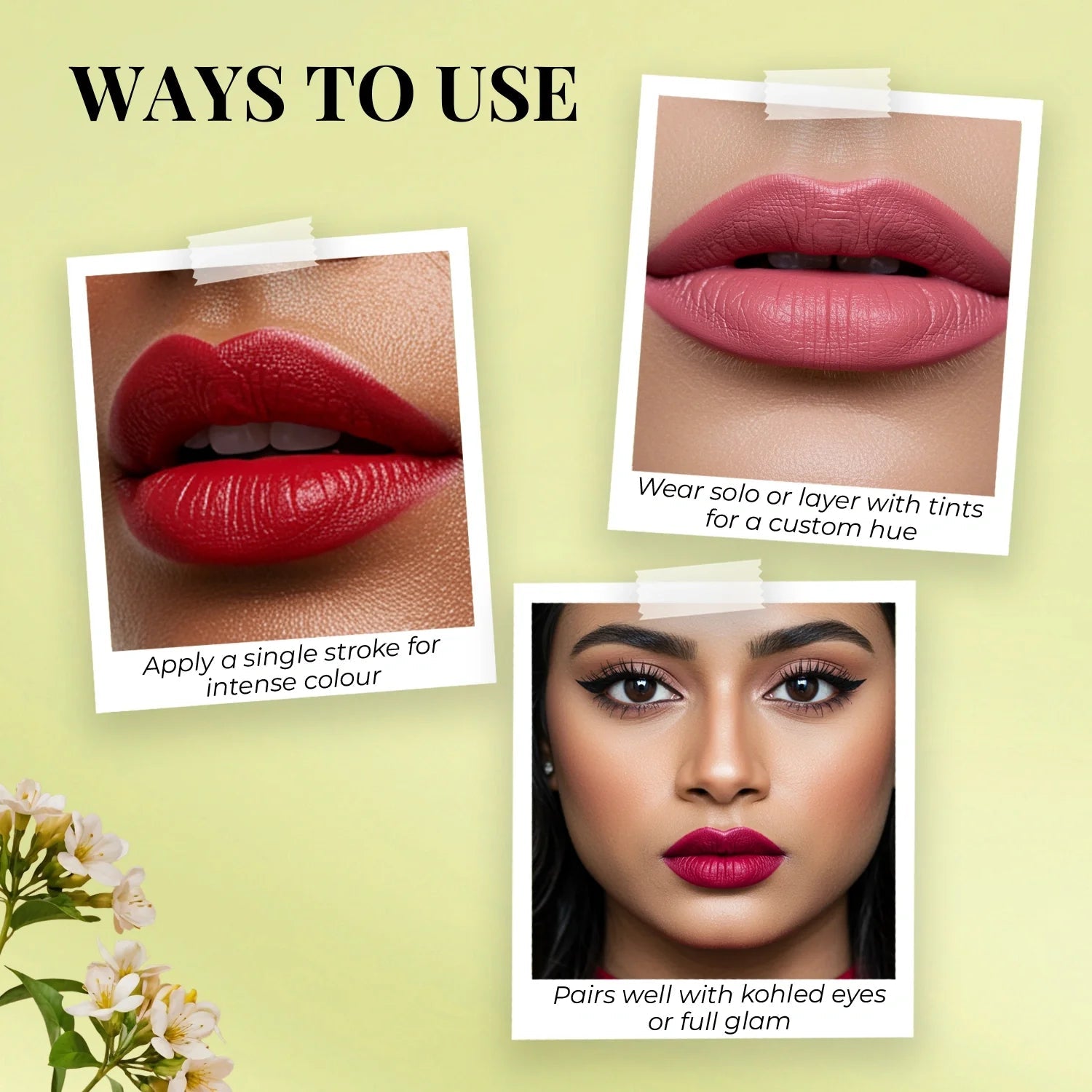Herb Enriched Matte Liquid Lipstick Kit- Set of 5 