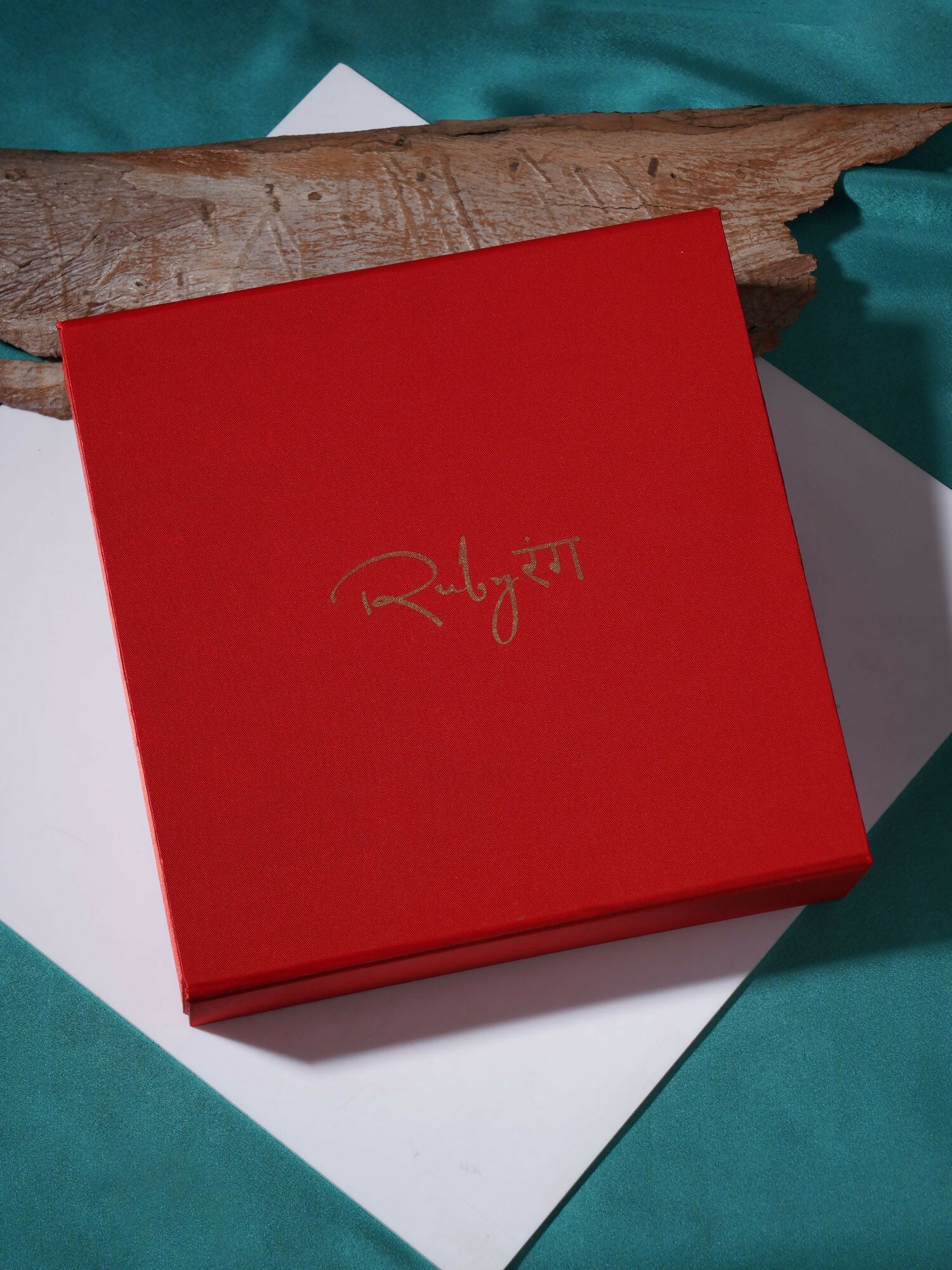 Long Layered Green Neckpiece wtih Kundan Studs Jewellery Set (Green) - Ruby Raang - Grab2buy