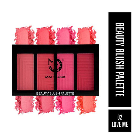 Matt Look Beauty Blush Palette - 02