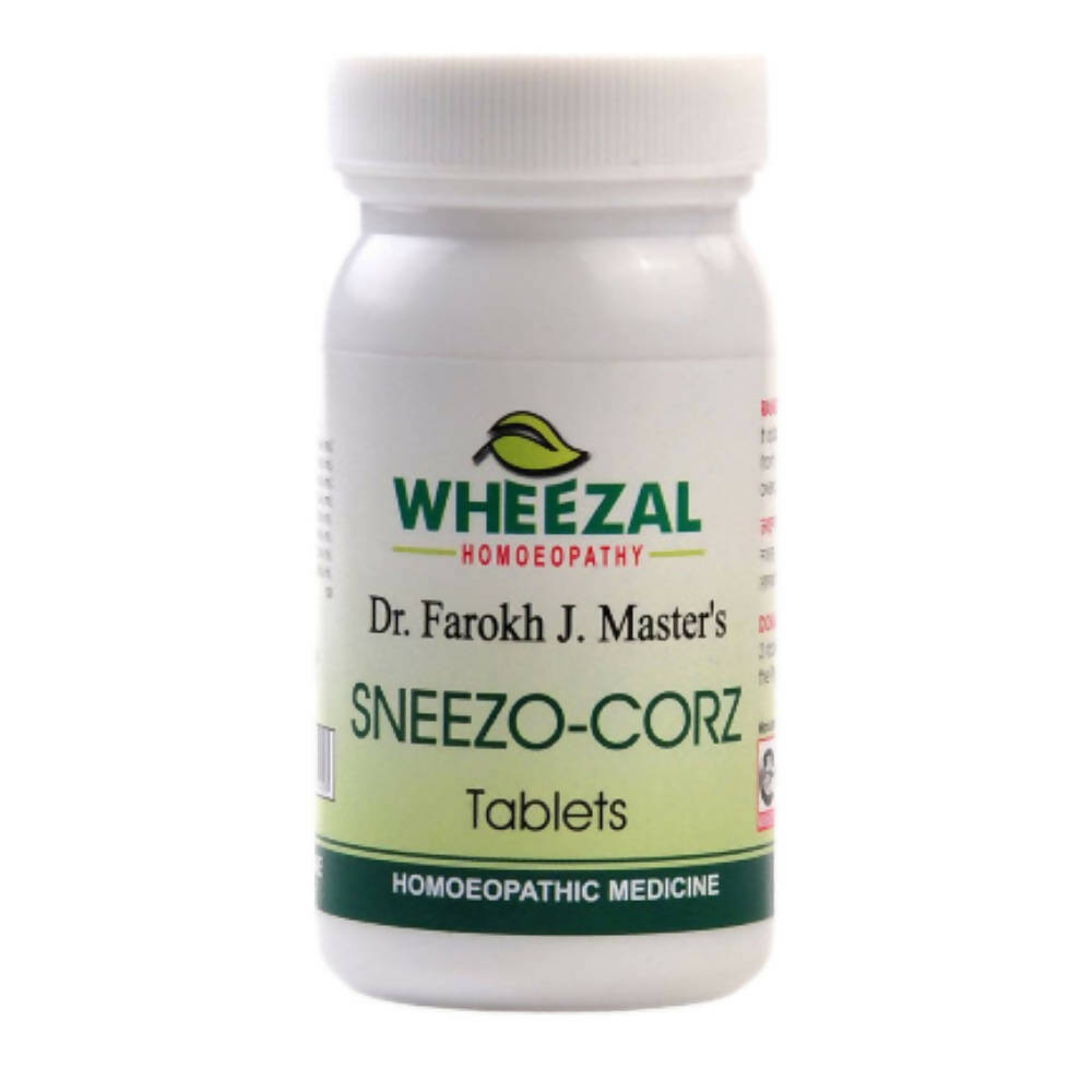 Wheezal Homeopathy Sneezo-Corz Tablets 