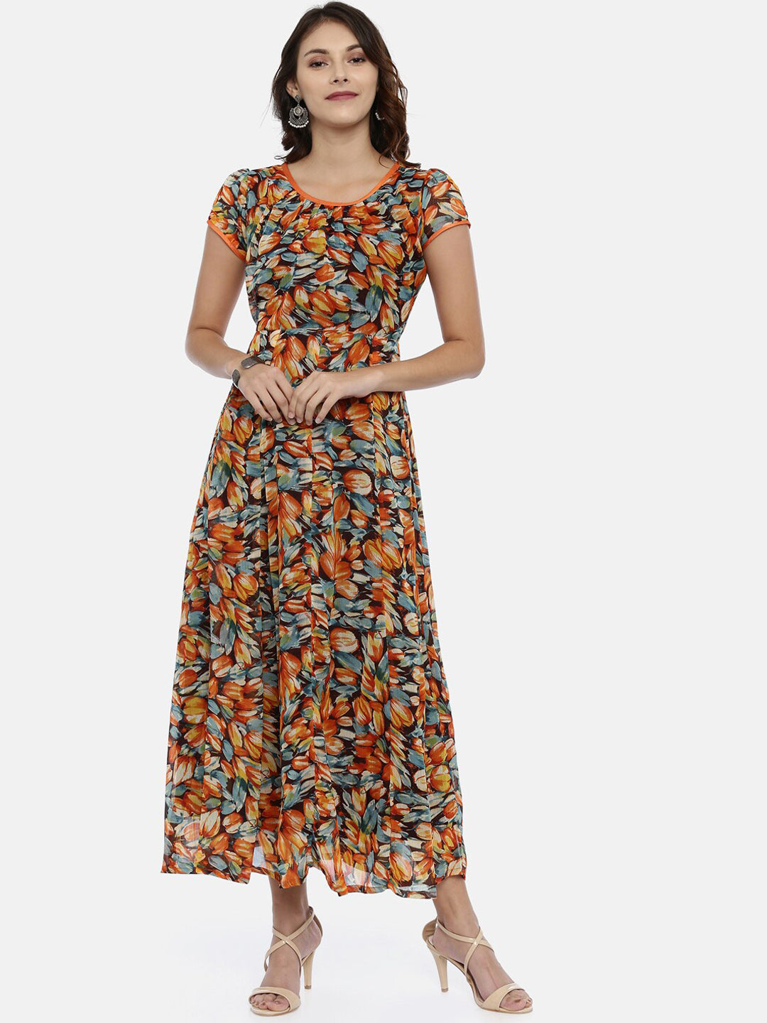 Souchii Women Assorted Printed Fit And Flare Kurta Dress 