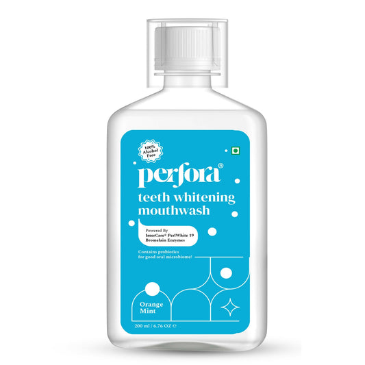 Perfora Teeth Whitening Mouthwash - Orange Mint 
